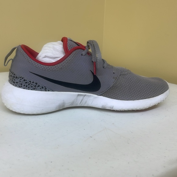 Women’s Nike Rosche G Golf Shoes Size 8.5 Grey Black And White Lace Up - Picture 6 of 16